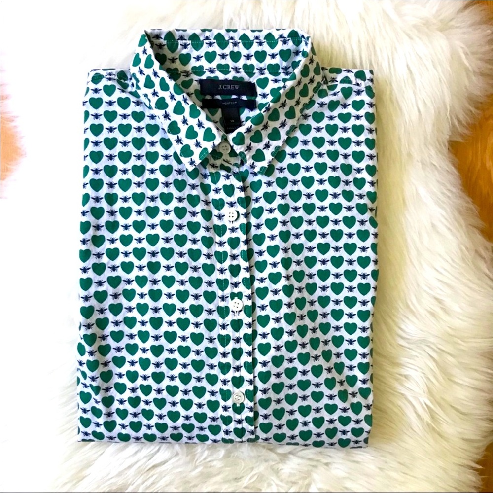 J Crew Button Up In Honey Pie